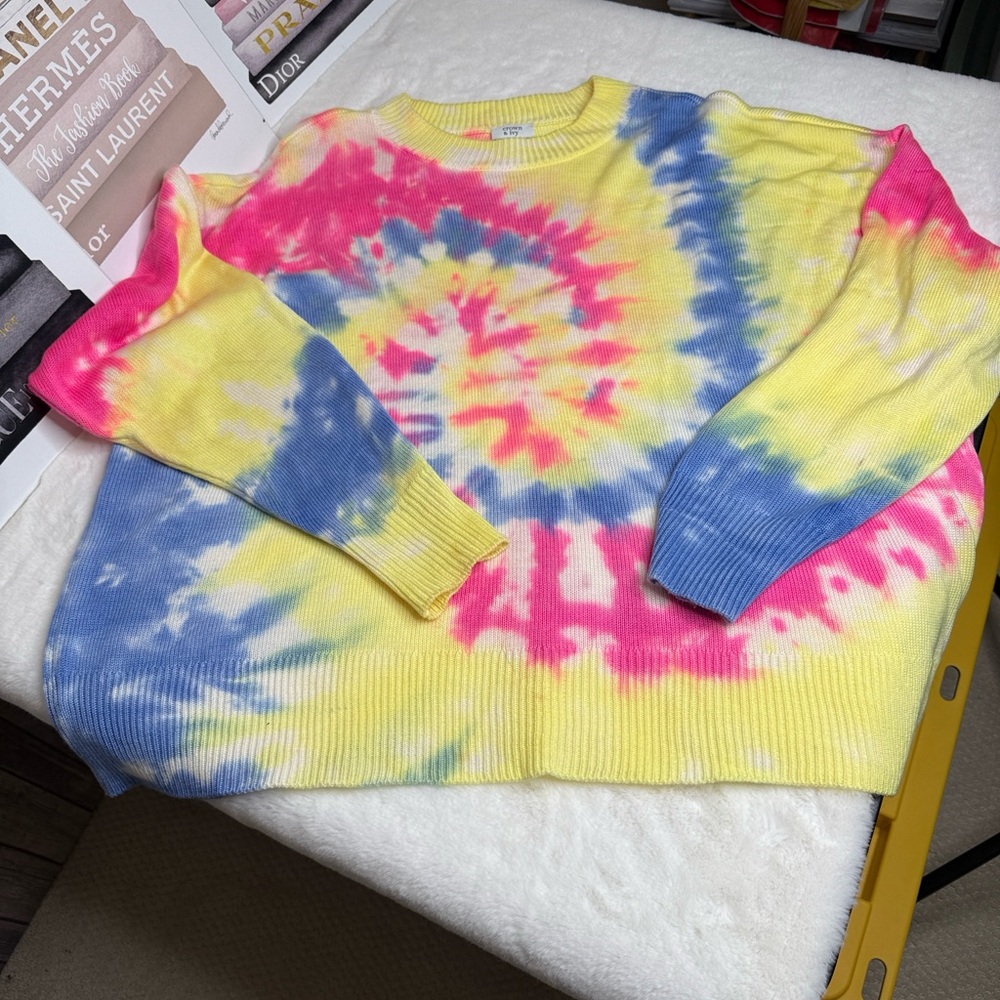 Crown & Ivy Colorful Knit Sweater